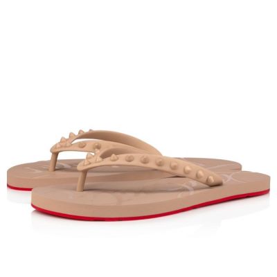 Zapatos Planos Loubi Flip Christian Louboutin Mujer - Beige - 1201016H358